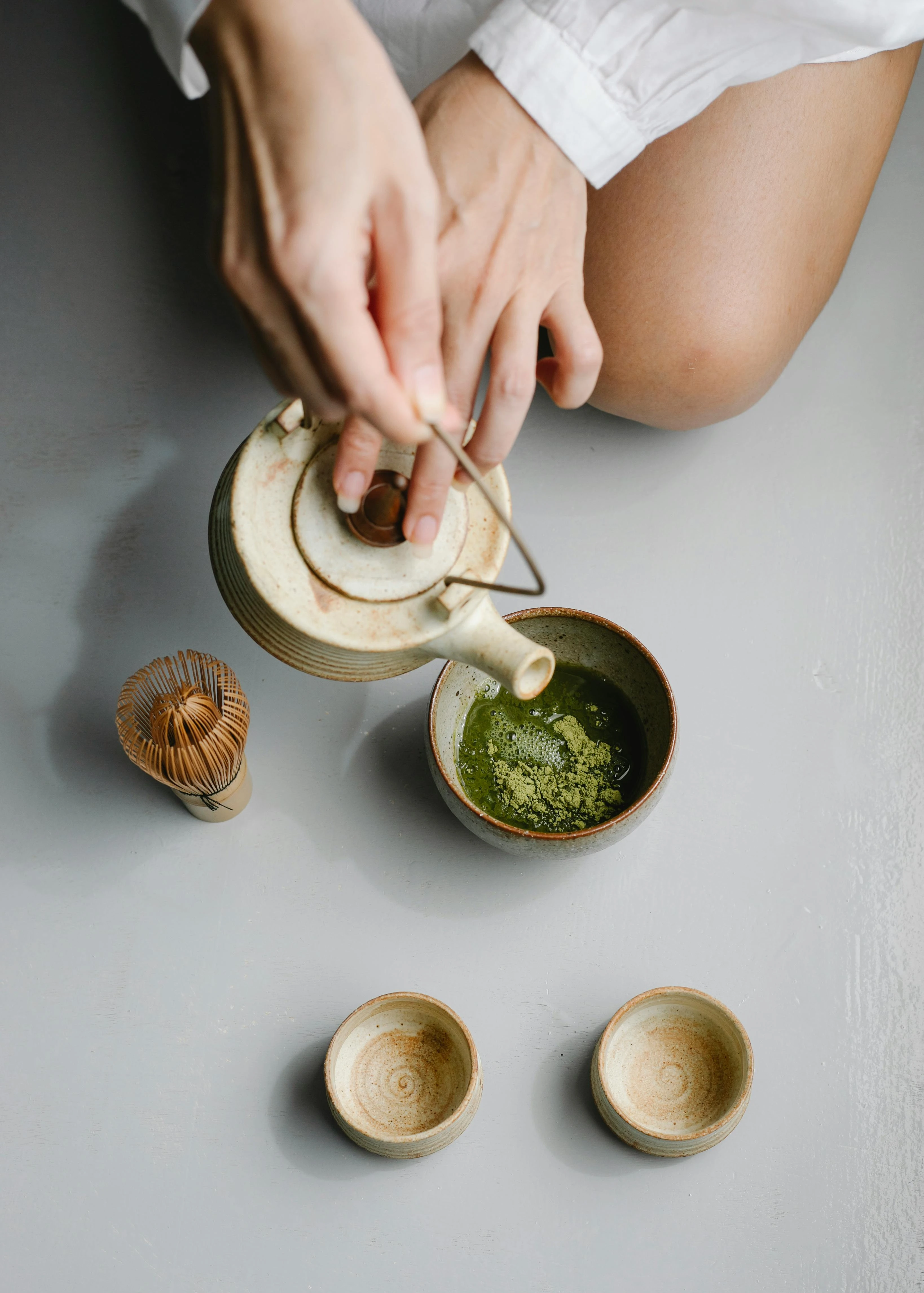 Geleneksel bir Japon çay seremonisi